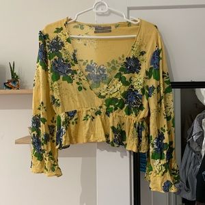 Urban Outfitters cropped long sleeve top